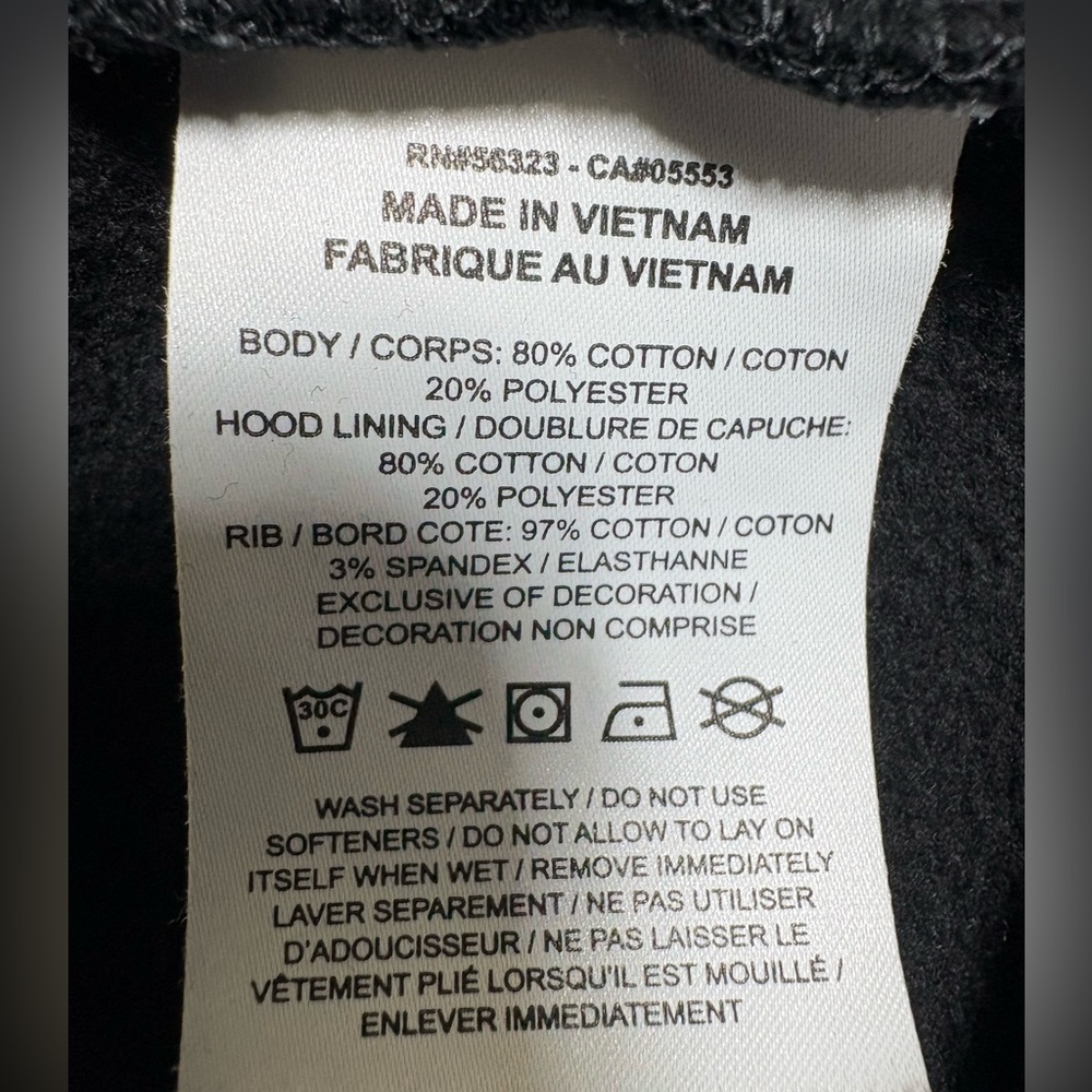 Jordan Black Hoodie with Red Logo - Picture 4 of 4